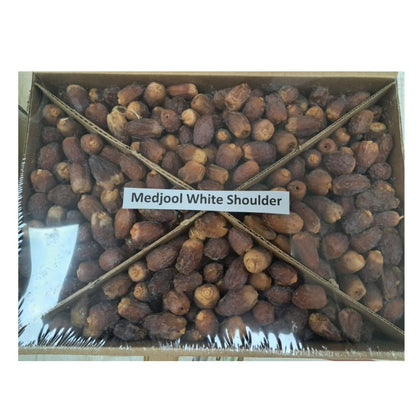 Namibian Medjool White Shoulder Dates – Mixed White & Brown